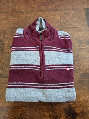 Le 31 by Simons 1/4 Zip Cotton Sweater